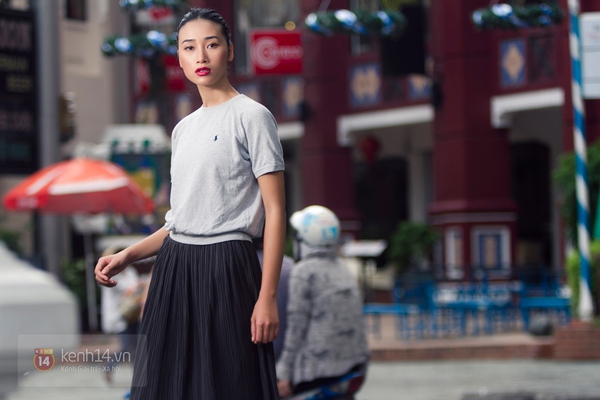 Trang Khiếu "khoe" street style Thu nổi bật trên đường phố Sài thành 3