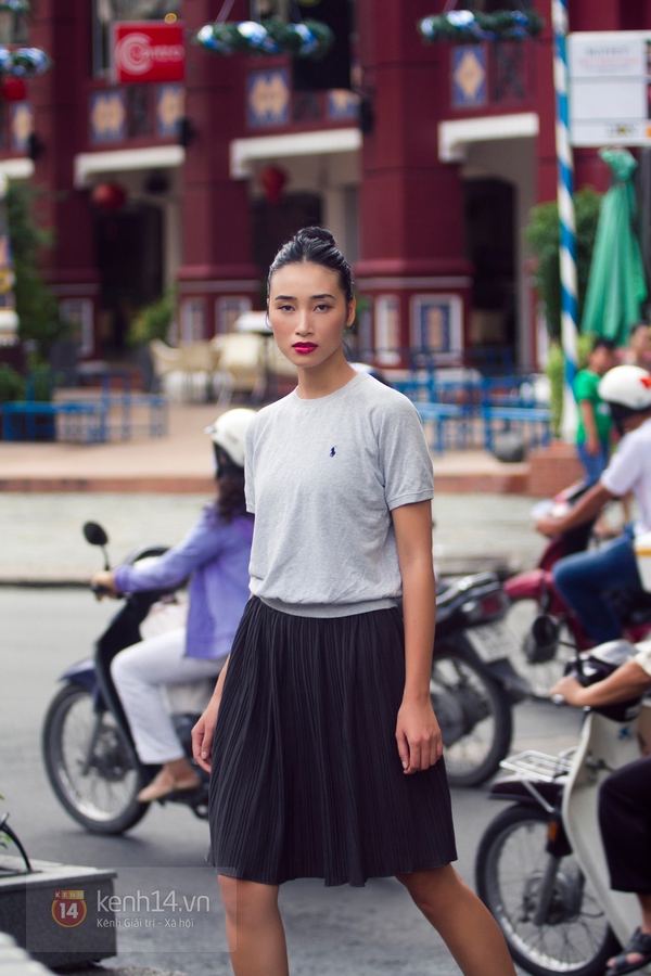 Trang Khiếu "khoe" street style Thu nổi bật trên đường phố Sài thành 4