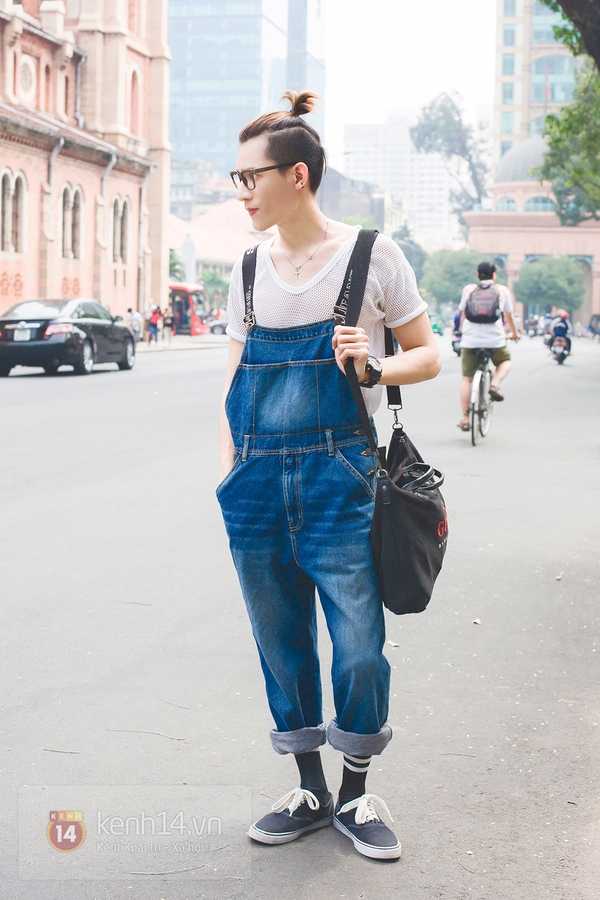 Dungarees denim "được lòng" giới trẻ miền Nam ngày đầu năm 8