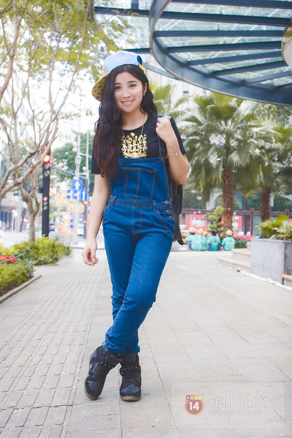 Dungarees denim "được lòng" giới trẻ miền Nam ngày đầu năm 3