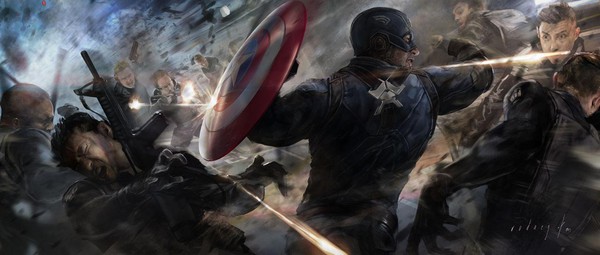 Captain America được đồng đội cứu thoát trong gang tấc 3