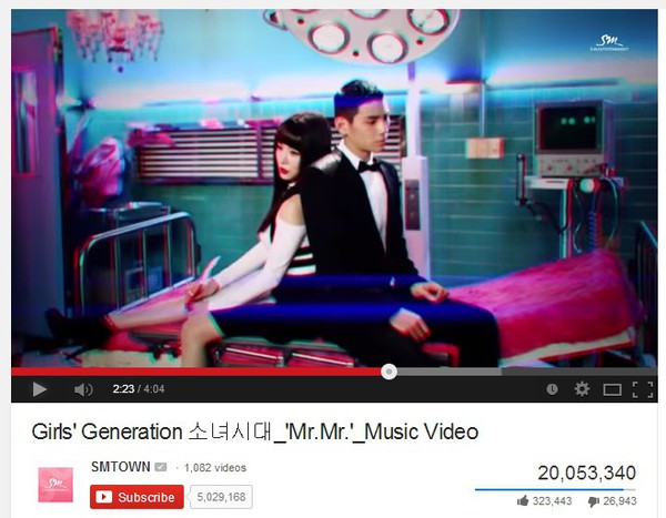 MV "Mr.Mr." (SNSD): 2 tháng 20 triệu lượt xem 1