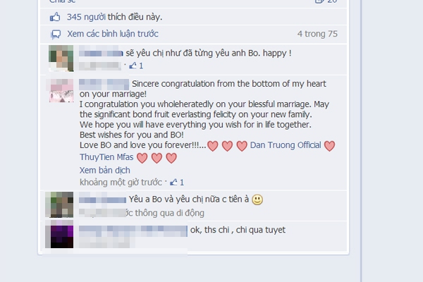 Vợ Đan Trường viết tâm thư gửi fan của chồng trước đám cưới 2