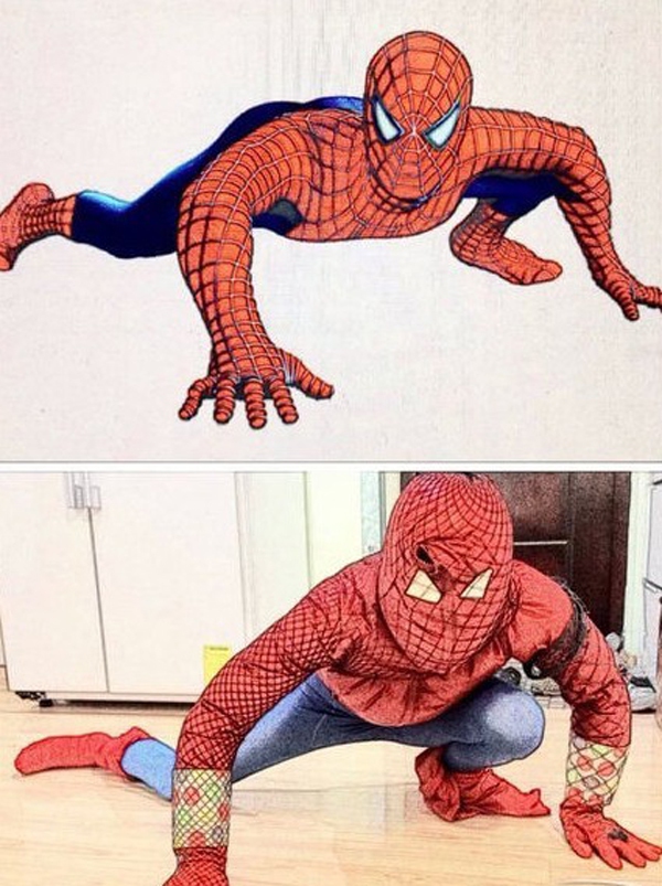 Chết cười với m&agrave;n cosplay si&ecirc;u h&agrave;i của anh ch&agrave;ng người Trung Quốc 14
