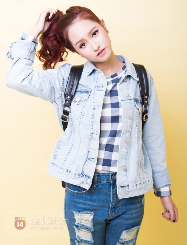 5 cách mix&match cực xinh với denim jacket quen thuộc 9