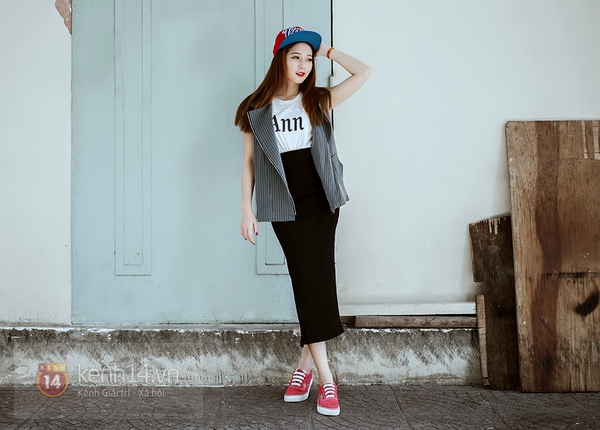 F5 thay đổi diện mạo cho c&ocirc; bạn "mọt s&aacute;ch" với set đồ trung t&iacute;nh 2