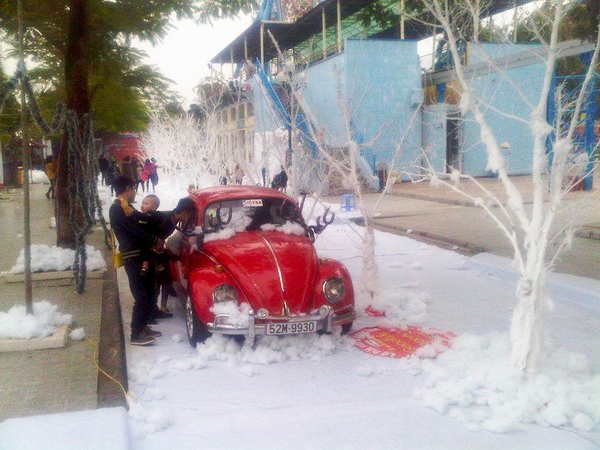 Cư dân mạng thất vọng về "Con đường tuyết" ở Hà Nội  3