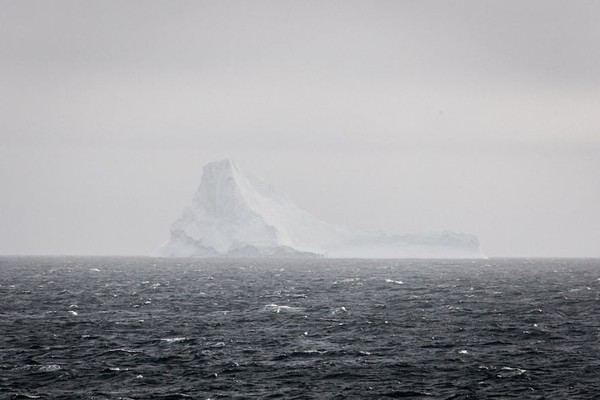 Ngỡ ngàng với vẻ đẹp "trăm năm mới thấy một lần" của tảng băng lật ngược ở Nam Cực 4