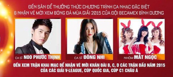 Những “chiêu độc” hút khán giả ở V-League 2015  1