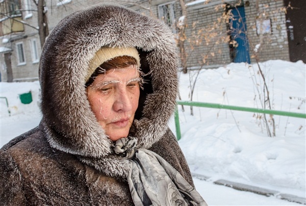 Những hình ảnh đáng sợ về giá lạnh bất thường tại Nga 2