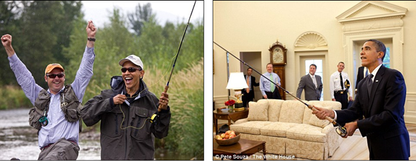 Những bức ảnh thú vị chưa từng được công bố của ông Obama  19