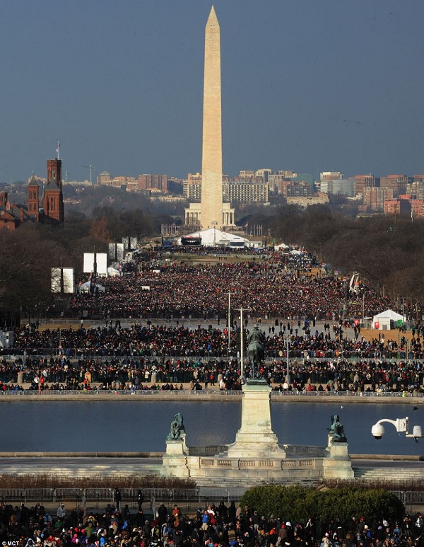 Tổng thống Obama tuyên thệ nhậm chức trước 800.000 người dân Mỹ 20