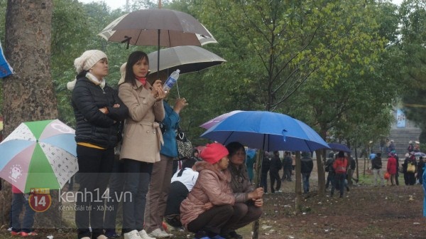 Làng quan họ Bắc Ninh khai hội trong mưa rét 5