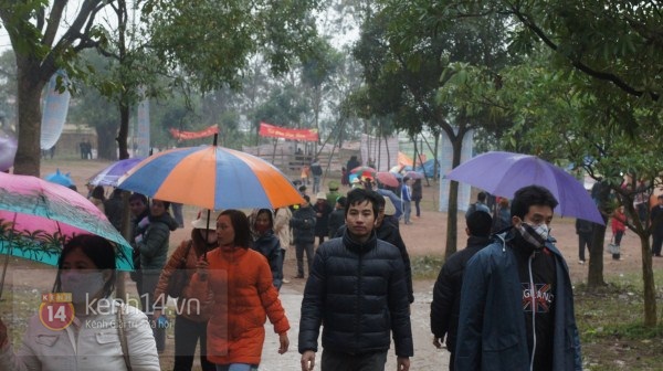 Làng quan họ Bắc Ninh khai hội trong mưa rét 7