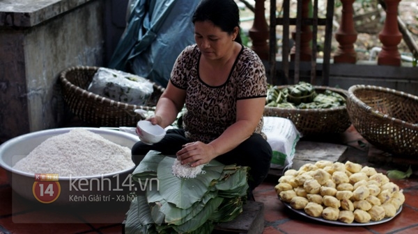 Về làng bánh chưng ven đô ngày cận Tết 3