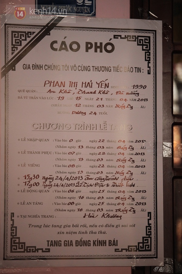 Nỗi đau lặng người trong đ&aacute;m tang c&ocirc; g&aacute;i bị thi&ecirc;u trước cửa ph&ograve;ng tr&agrave; 1