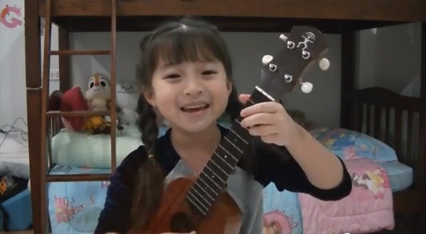 “Bé yêu” Thái Lan 7 tuổi cover Kiyomi bằng ukulele gây sốt! 4