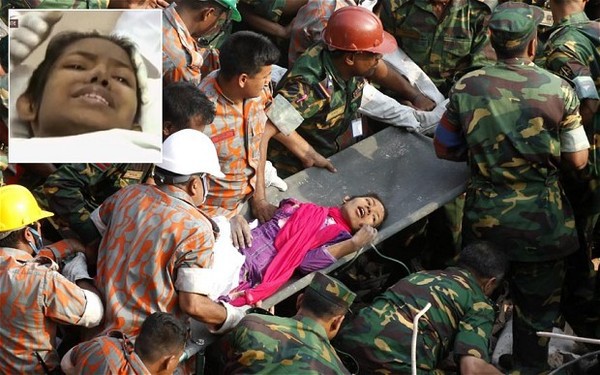 Một phụ nữ Bangladesh sống sót sau 17 ngày bị chôn vùi 1