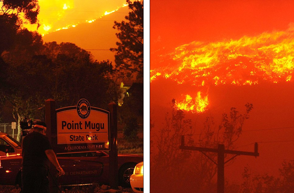 Những h&igrave;nh ảnh kinh ho&agrave;ng trong vụ ch&aacute;y rừng ở California 1