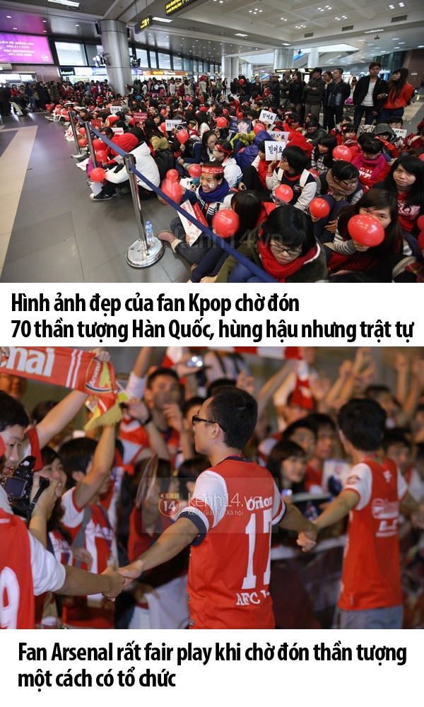 Chùm ảnh: Fan Kpop và Fan bóng đá, họ đâu khác gì nhau! 2