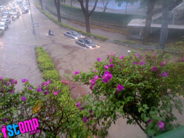 Singapore ngập lụt vì mưa lớn 7