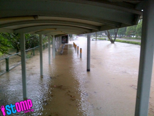 Singapore ngập lụt vì mưa lớn 10