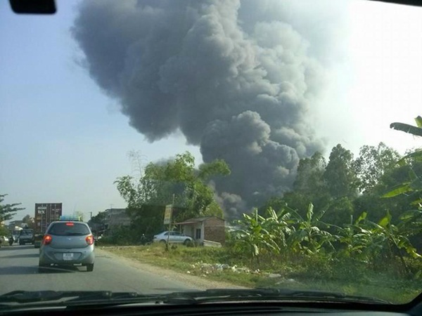Cháy Lớn tại nhà máy Diana ở Tân Chi, Bắc Ninh 2