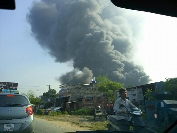 Cháy Lớn tại nhà máy Diana ở Tân Chi, Bắc Ninh 5
