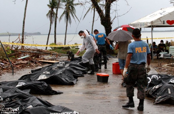 Ám ảnh khung cảnh thu thập thi thể nạn nhân siêu bão Haiyan 4