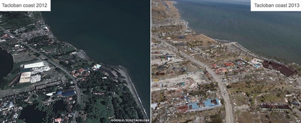 Philippines - những hình ảnh trước và sau khi siêu bão Haiyan càn quét  3