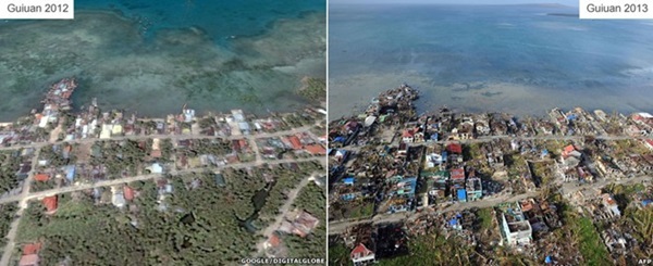 Philippines - những hình ảnh trước và sau khi siêu bão Haiyan càn quét  5