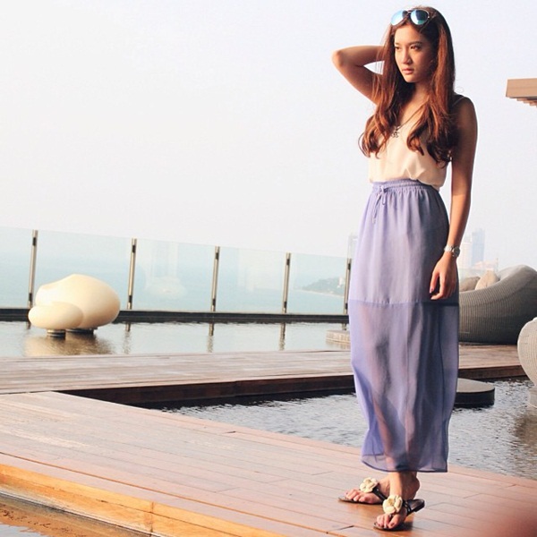 Ngắm c&ocirc; con g&aacute;i xinh đẹp của cựu Bộ trưởng Th&aacute;i Lan 9