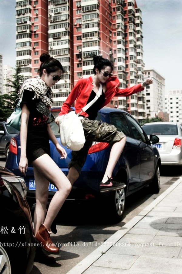Chùm ảnh hot của cặp song sinh có đôi chân đẹp nhất Trung Quốc 20
