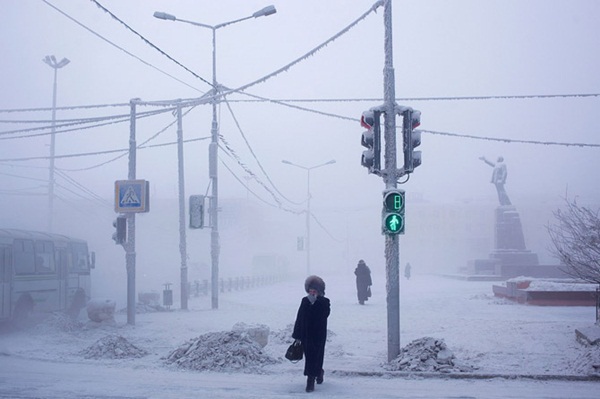 Những hình ảnh ấn tượng tại thành phố lạnh nhất thế giới 9