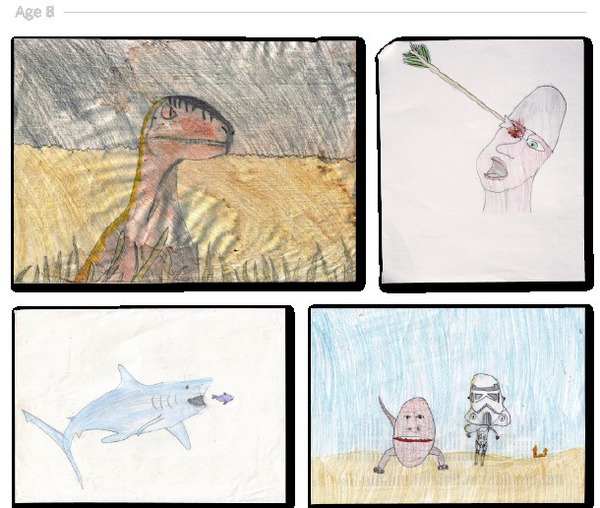 Nhìn lại những bức vẽ từ 2 đến 24 tuổi của họa sĩ trẻ tài năng người Mỹ 7