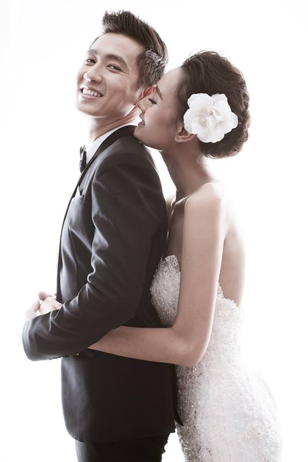 L&ecirc; Th&uacute;y t&igrave;nh tứ chụp ảnh cưới c&ugrave;ng chồng tương lai điển trai 1