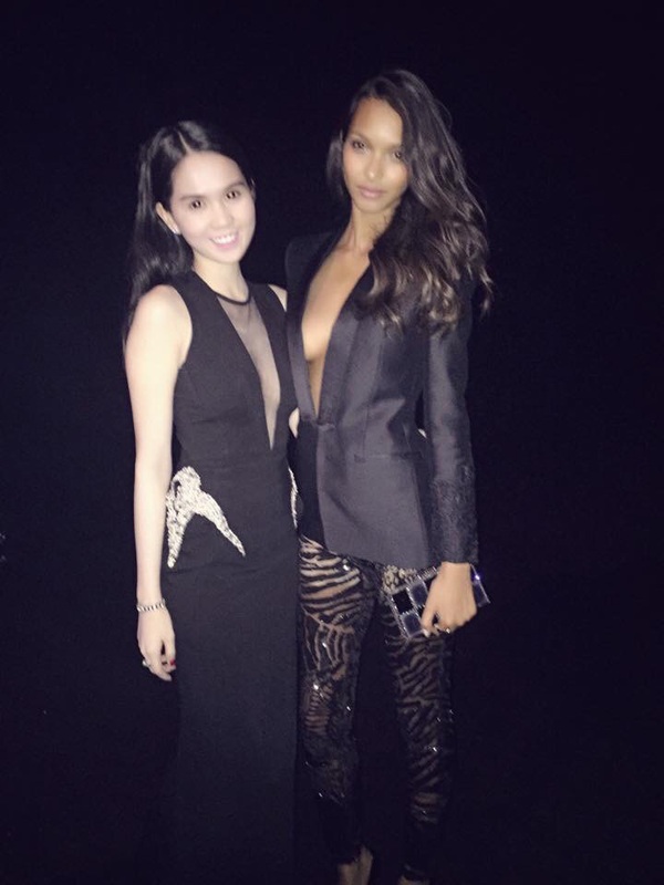 Cuộc đua "kh&aacute;ch VIP" của Ngọc Trinh v&agrave; Kh&aacute;nh My tại Victoria's Secret 2014 21