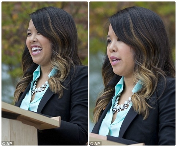 Tổng thống Obama &ocirc;m Nina Phạm sau khi c&ocirc; xuất viện  4