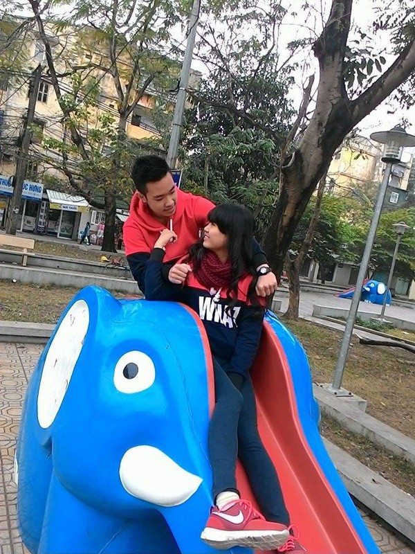 Những cặp g&agrave; b&ocirc;ng cực dễ thương của trường THPT Kim Li&ecirc;n 3