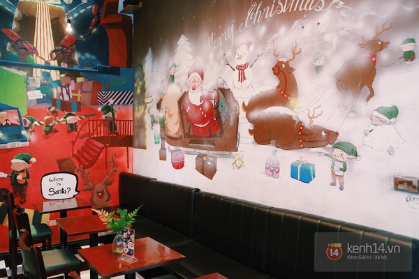 Những cửa hàng, quán cafe trang trí đẹp nhất mùa Noel năm nay ở Hà Nội 5