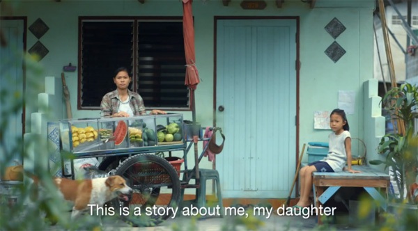 Câu chuyện cảm động về cô bé hiếu thảo trong clip quảng cáo của Thái Lan 1