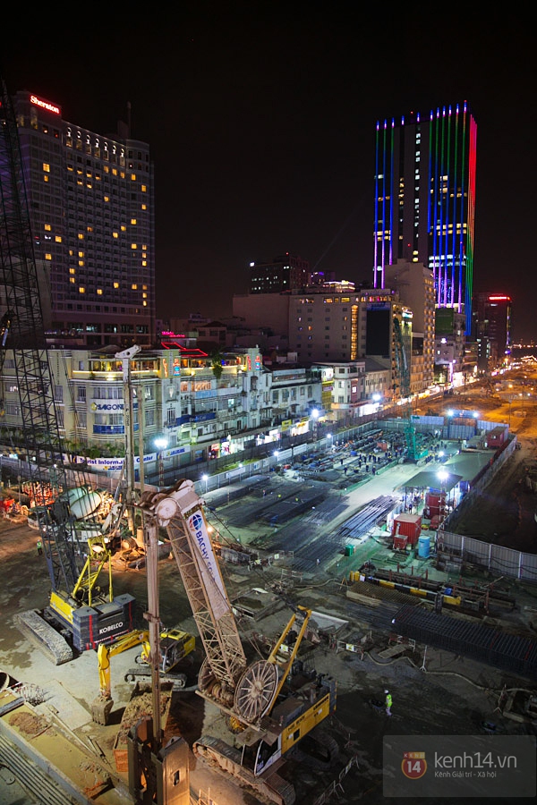 Chùm ảnh ấn tượng về khung cảnh bên trong "đại công trường" metro tại Sài Gòn 6