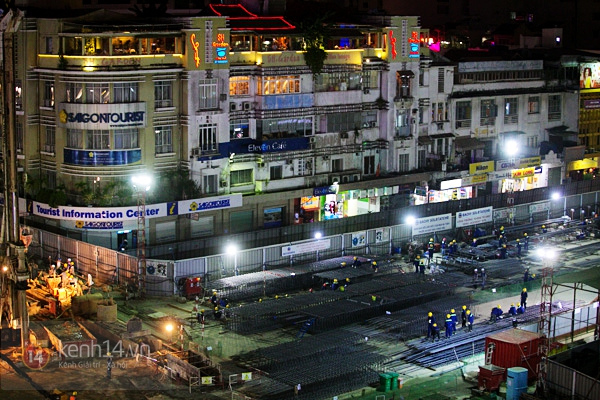 Chùm ảnh ấn tượng về khung cảnh bên trong "đại công trường" metro tại Sài Gòn 10