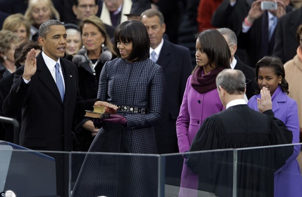 Tổng thống Obama tuyên thệ nhậm chức trước 800.000 người dân Mỹ 2