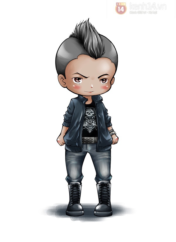 Bộ ảnh Chibi sao Việt v&agrave; hot teen cực dễ thương g&acirc;y sốt 21