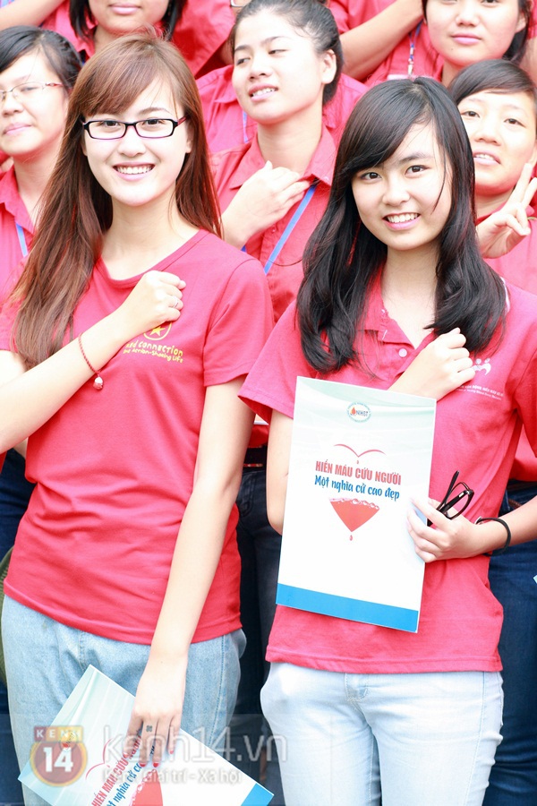 Hot teen Hà Thành chung tay phát động ngày hội hiến máu 2