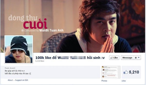 Phẫn nộ hàng loạt fanpage lợi dụng sự ra đi của Wanbi Tuấn Anh 1