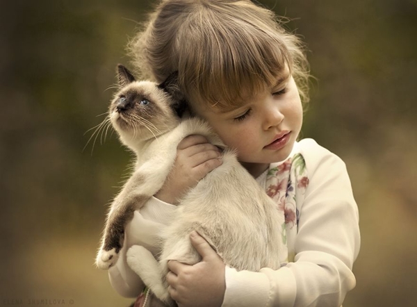 Chùm ảnh: Tình bạn dễ thương giữa trẻ em và những chú mèo cưng 7