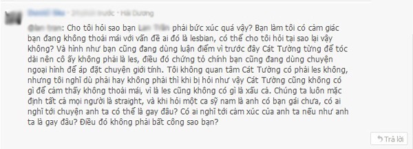 Dân mạng bất bình vì Cát Tường The Voice bị soi mói chuyện giới tính 5