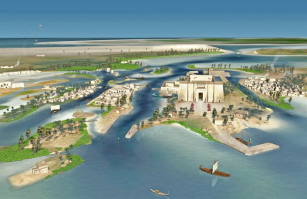 Tái tạo "thành phố Atlantis Ai Cập" bị nhấn chìm từ 1.200 năm trước  1